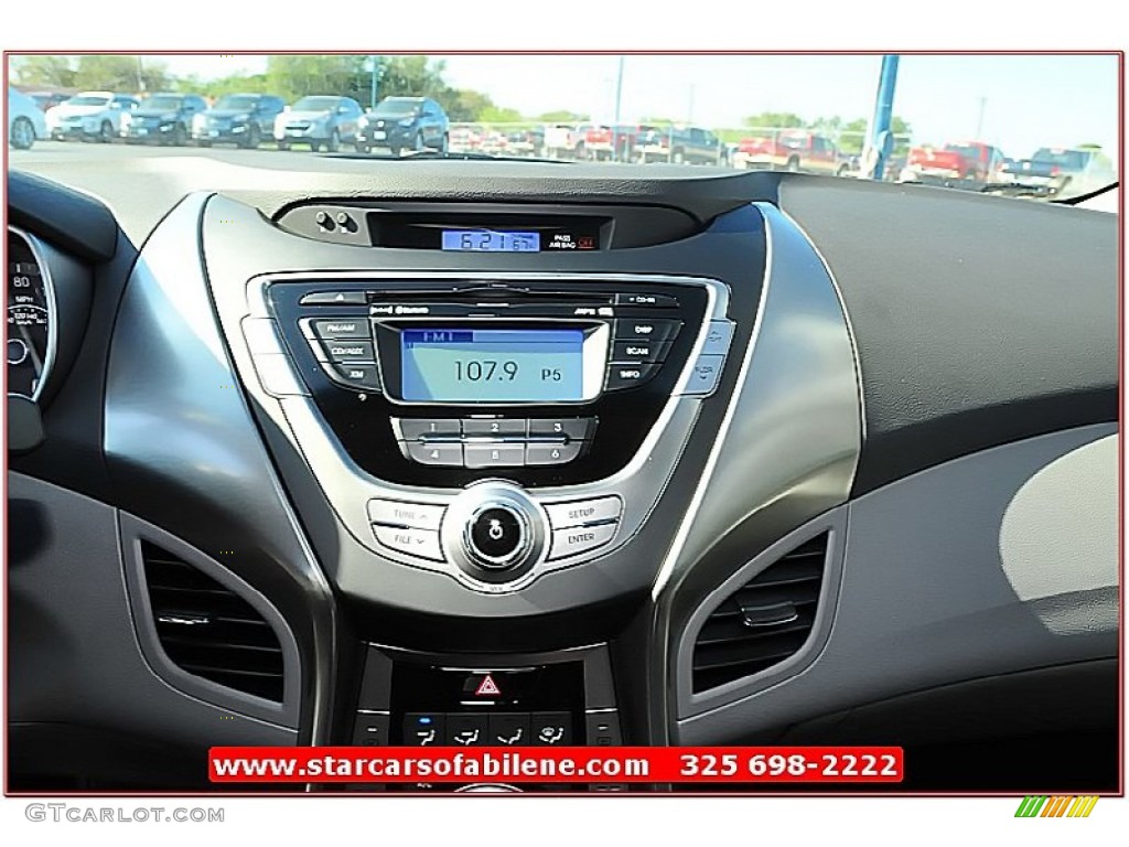 2013 Elantra Coupe GS - Titanium Gray Metallic / Gray photo #25