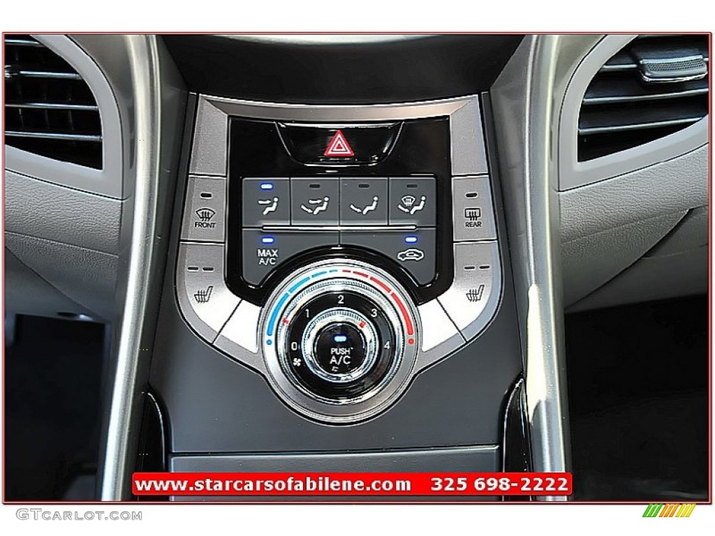 2013 Elantra Coupe GS - Titanium Gray Metallic / Gray photo #27
