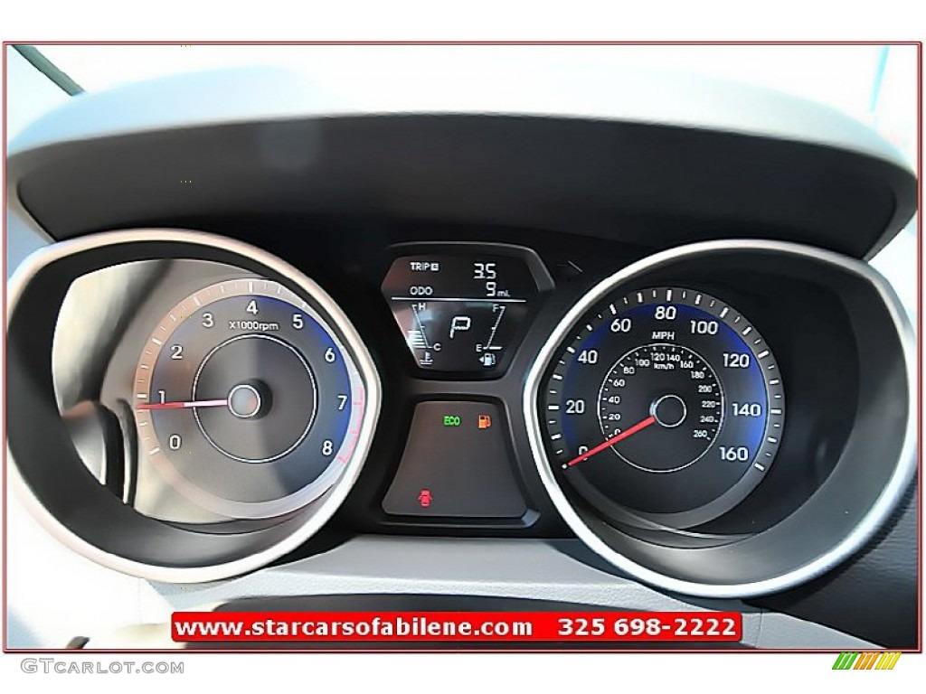2013 Elantra Coupe GS - Titanium Gray Metallic / Gray photo #30