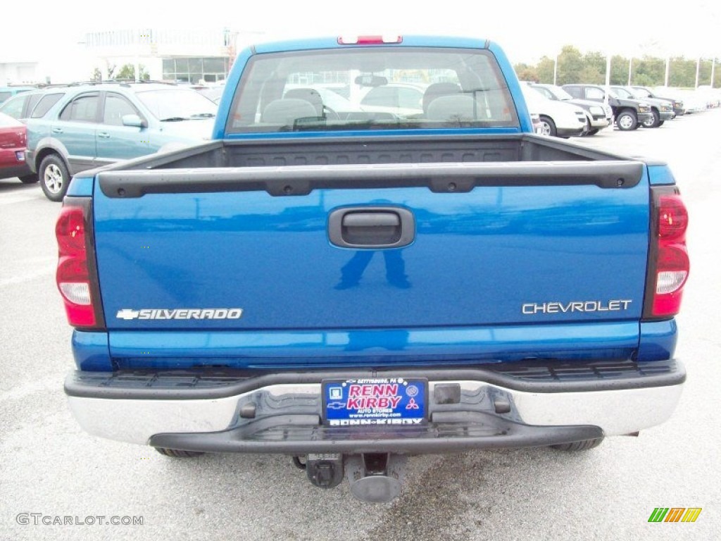 2004 Silverado 1500 LS Extended Cab 4x4 - Arrival Blue Metallic / Dark Charcoal photo #13