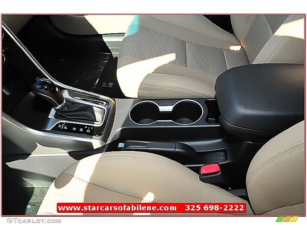 2013 Elantra GT - Black Noir Pearl / Beige photo #18