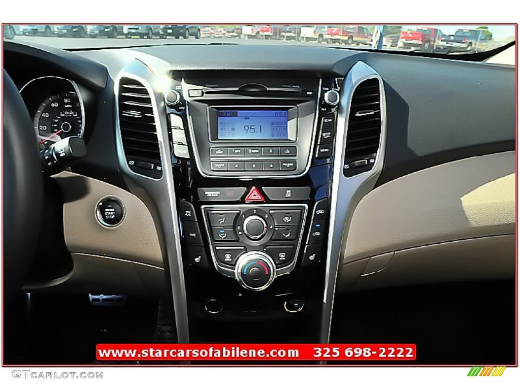 2013 Elantra GT - Black Noir Pearl / Beige photo #26