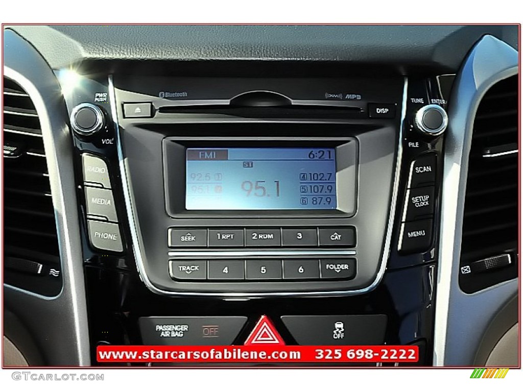 2013 Elantra GT - Black Noir Pearl / Beige photo #27