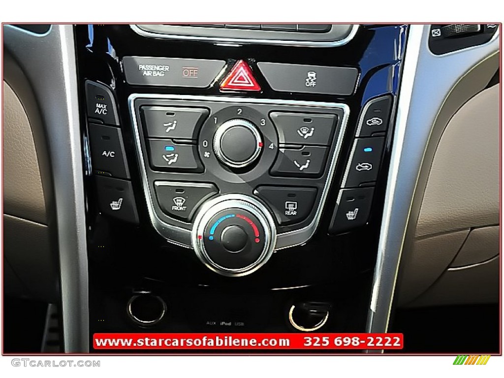 2013 Elantra GT - Black Noir Pearl / Beige photo #28