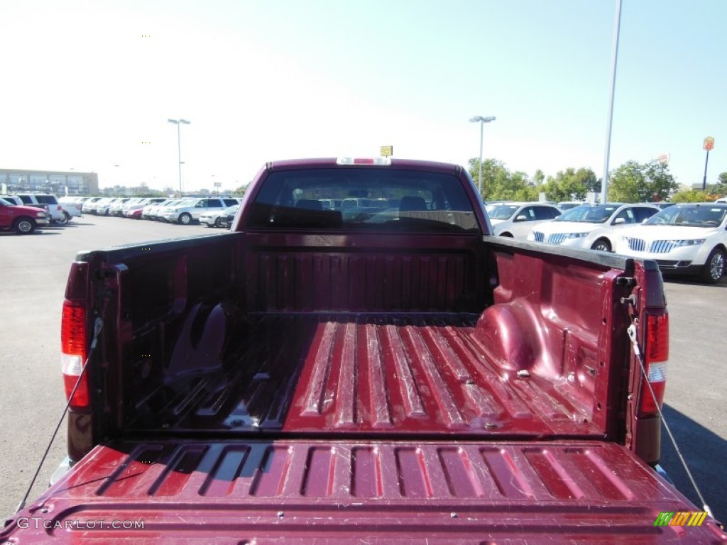 2005 F150 XLT SuperCab - Dark Toreador Red Metallic / Medium Flint Grey photo #4