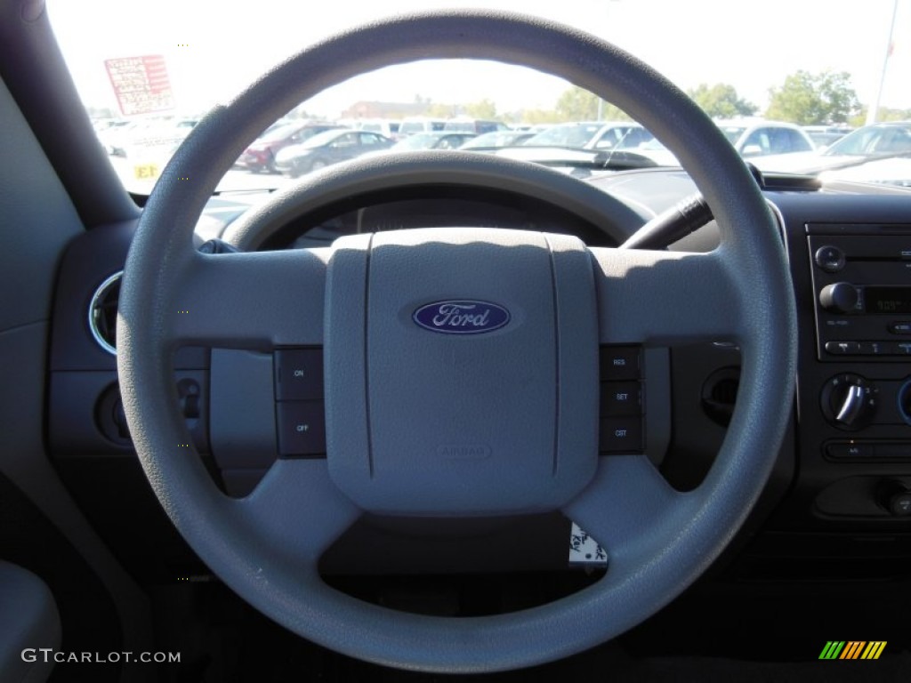 2005 F150 XLT SuperCab - Dark Toreador Red Metallic / Medium Flint Grey photo #13