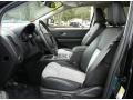 2010 Ford Edge Sport Black Leather/Grey Alcantara Interior Front Seat Photo