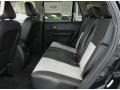 2010 Ford Edge Sport Black Leather/Grey Alcantara Interior Rear Seat Photo