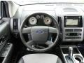 2010 Ford Edge Sport Black Leather/Grey Alcantara Interior Steering Wheel Photo