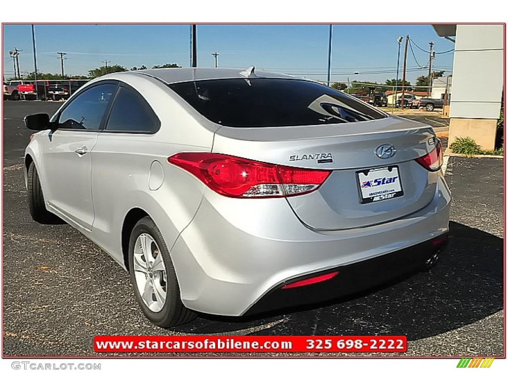 2013 Elantra Coupe GS - Shimmering Air Silver / Gray photo #3