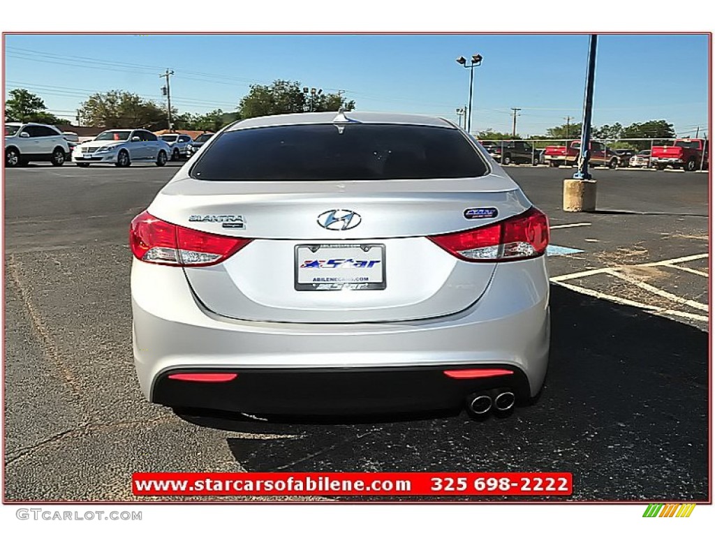 2013 Elantra Coupe GS - Shimmering Air Silver / Gray photo #5