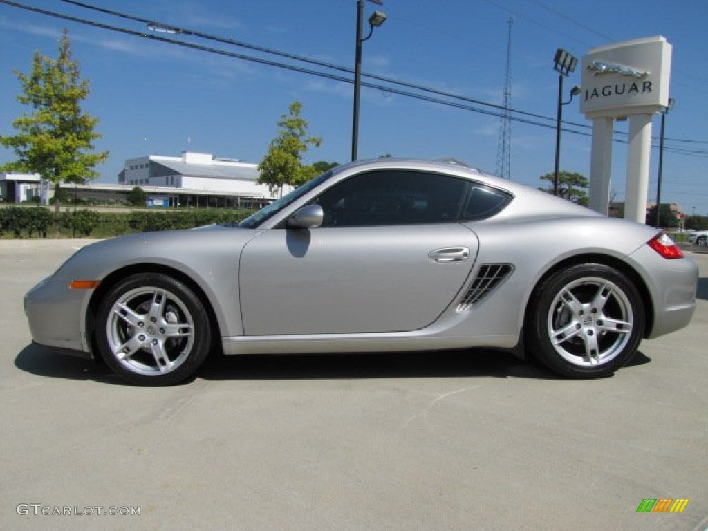 Arctic Silver Metallic 2007 Porsche Cayman Standard Cayman Model Exterior Photo #71973136