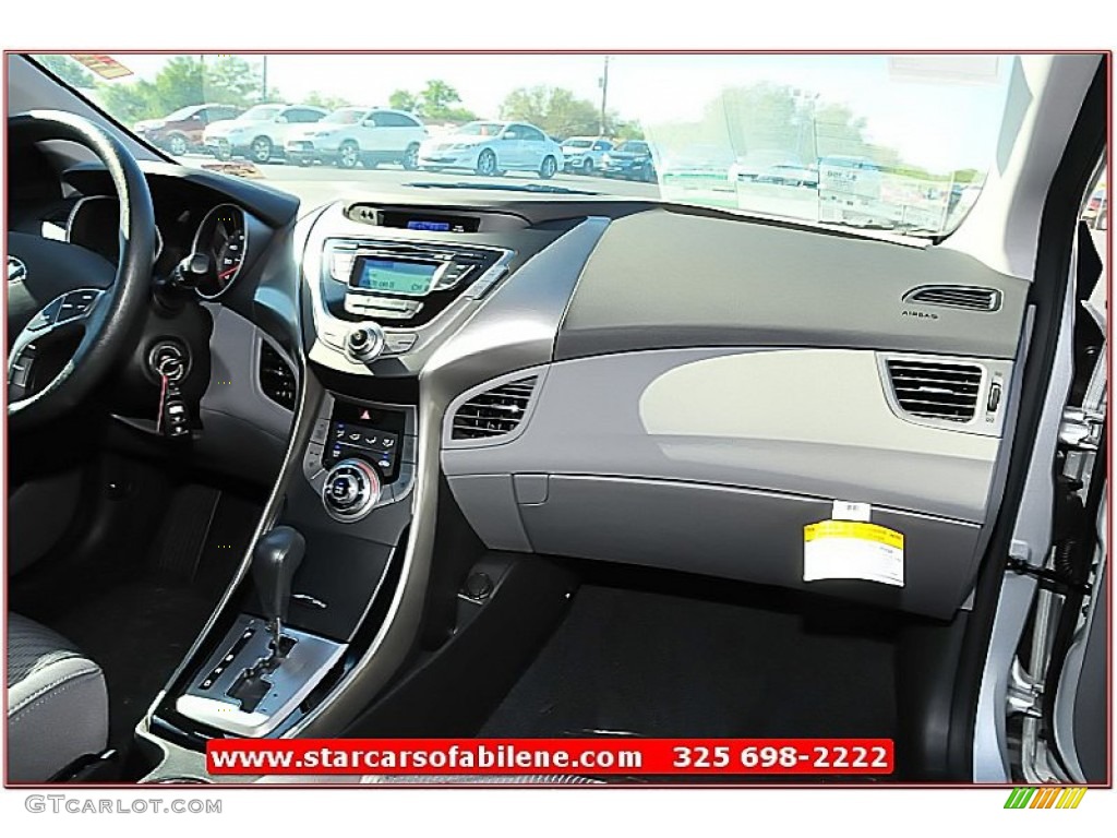 2013 Elantra Coupe GS - Shimmering Air Silver / Gray photo #23