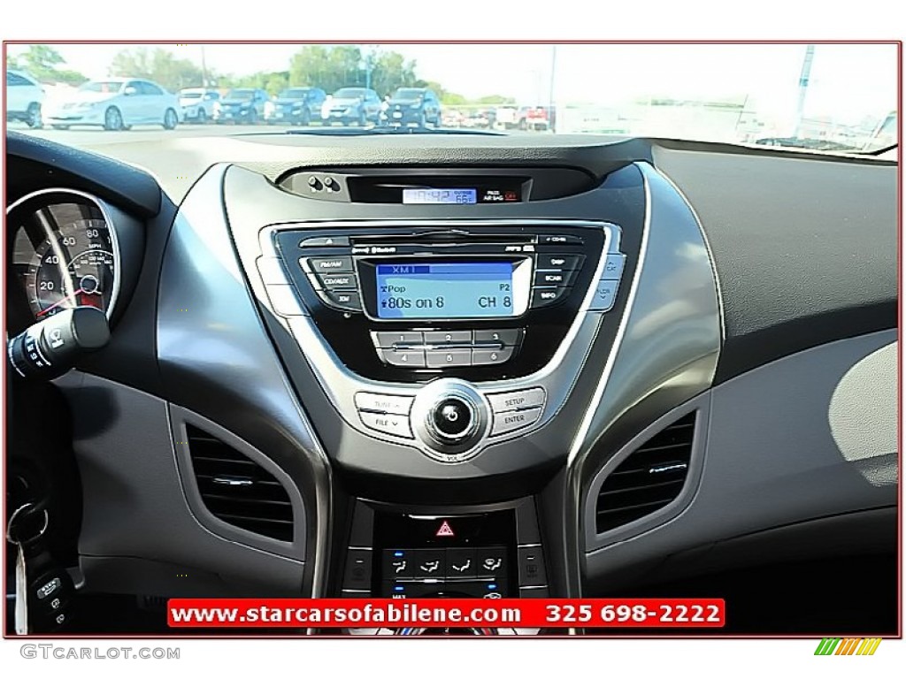 2013 Elantra Coupe GS - Shimmering Air Silver / Gray photo #24