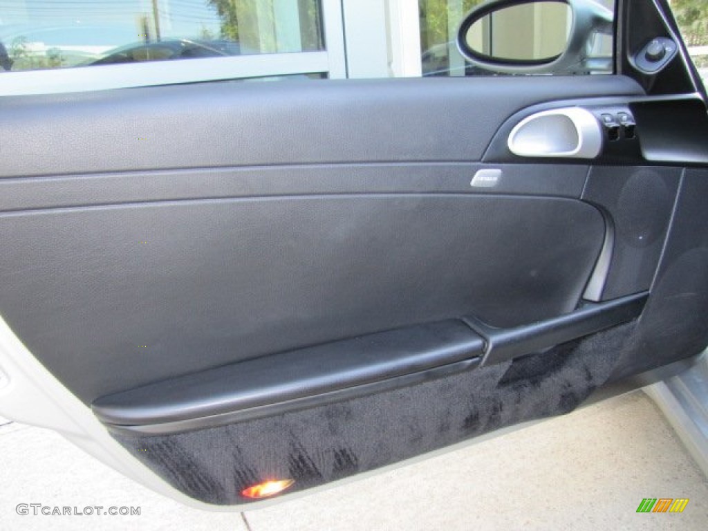 2007 Porsche Cayman Standard Cayman Model Black Door Panel Photo #71973637