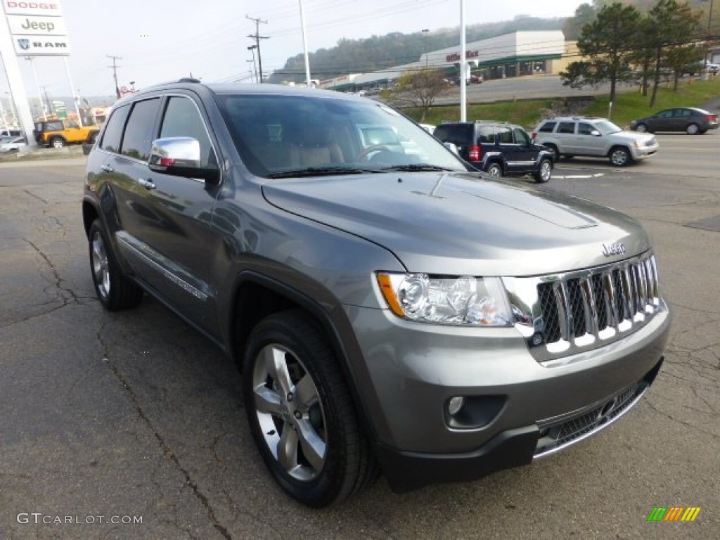 2013 Grand Cherokee Overland 4x4 - Mineral Gray Metallic / New Saddle/Black photo #7