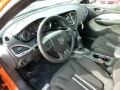 Black/Light Diesel Gray 2013 Dodge Dart Rallye Interior Color