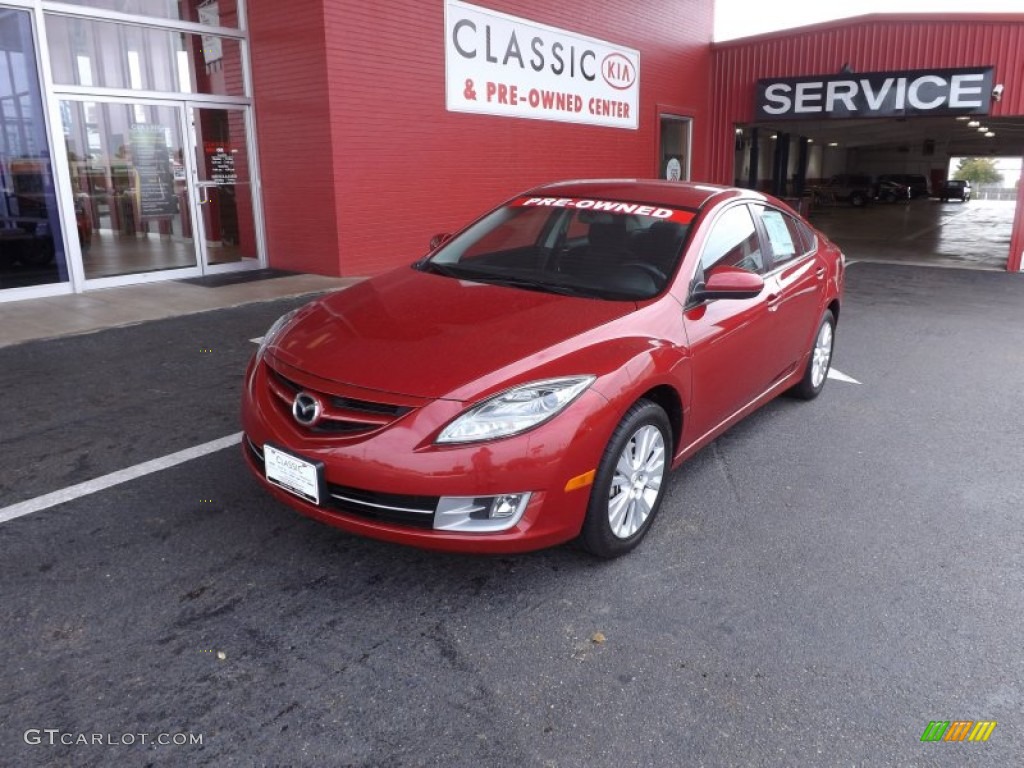 2010 MAZDA6 i Touring Sedan - Sangria Red Mica / Black photo #1