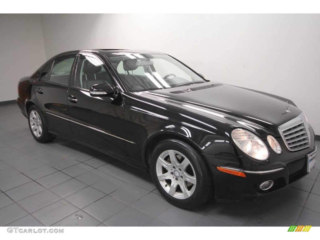 2008 E 320 BlueTEC Sedan - Black / Black photo #1