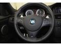 Black Novillo Leather 2011 BMW M3 Sedan Steering Wheel
