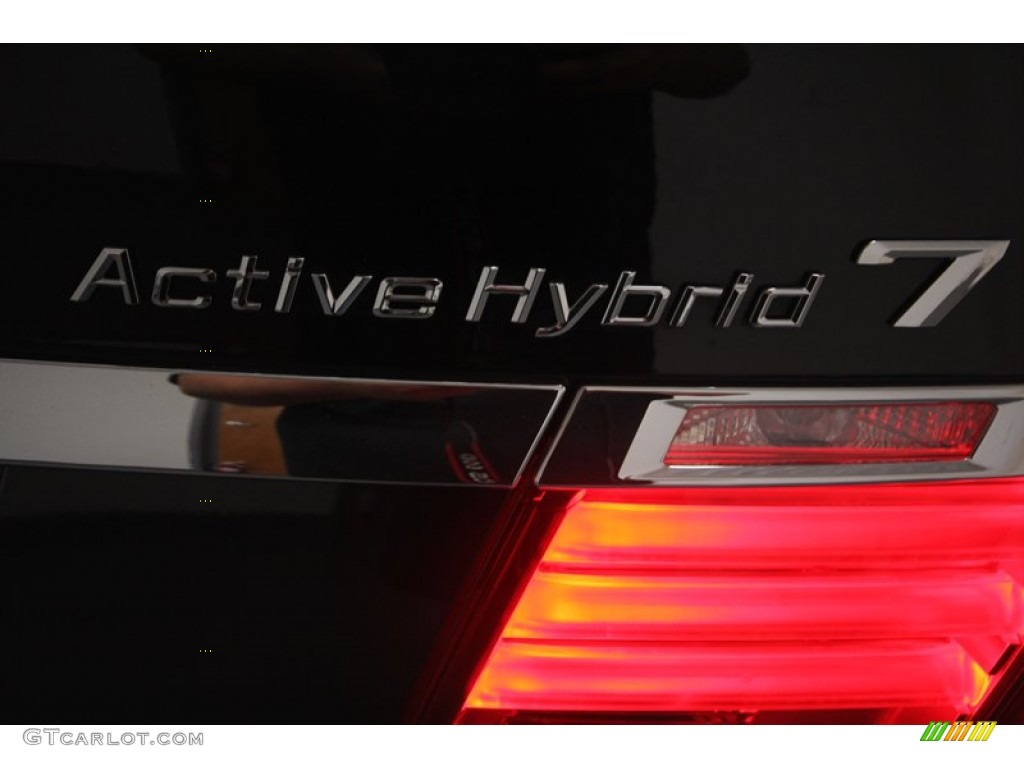 2011 7 Series ActiveHybrid 750i Sedan - Black Sapphire Metallic / Black photo #15