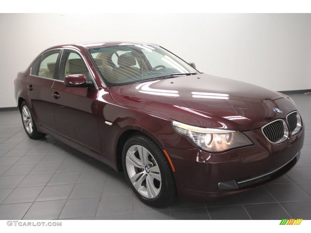 Barbera Red Metallic 2010 BMW 5 Series 528i Sedan Exterior Photo #71976994