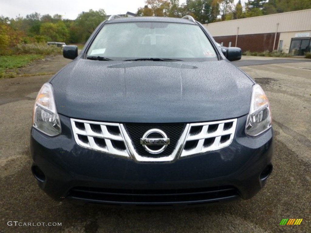 2013 Rogue SV AWD - Graphite Blue / Black photo #8