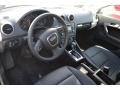 Black 2010 Audi A3 2.0 TFSI Interior Color