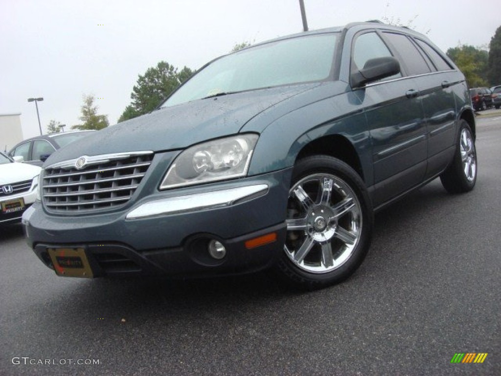 2005 Pacifica Touring AWD - Magnesium Green Pearl / Light Taupe photo #1