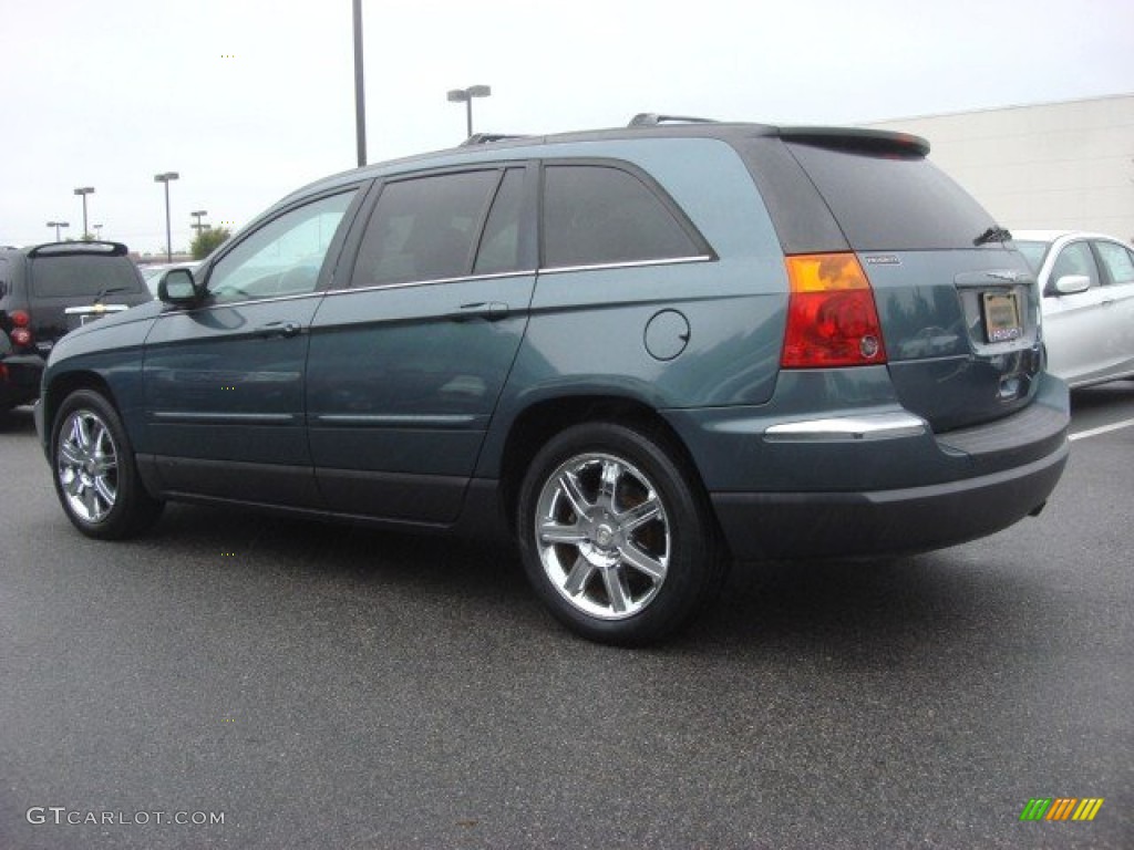 2005 Pacifica Touring AWD - Magnesium Green Pearl / Light Taupe photo #3