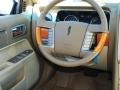 2007 Lincoln MKZ Sand Interior Steering Wheel Photo