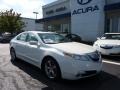 White Diamond Pearl 2009 Acura TL 3.7 SH-AWD