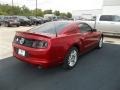 2013 Red Candy Metallic Ford Mustang V6 Premium Coupe  photo #7