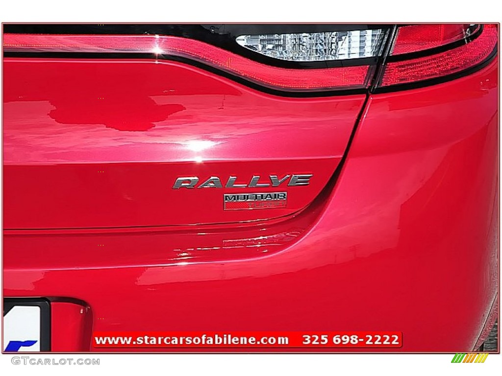 2013 Dart Rallye - Redline 2-Coat Pearl / Diesel Gray photo #5