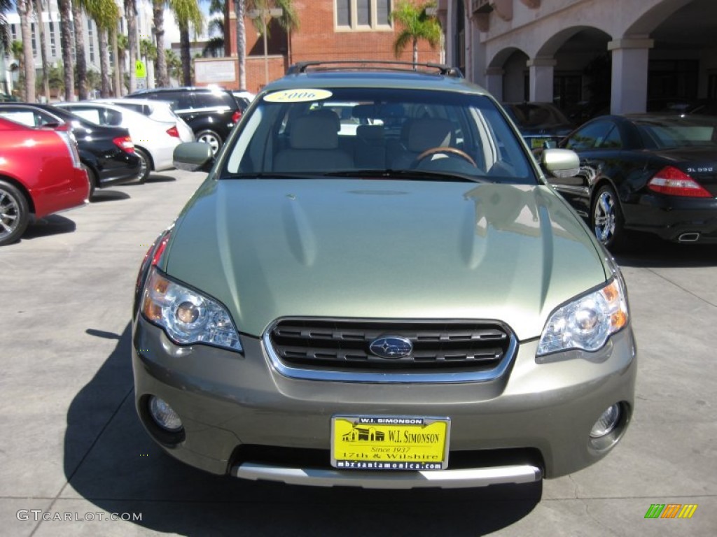 2006 Outback 3.0 R L.L.Bean Edition Wagon - Willow Green Opalescent / Taupe photo #9