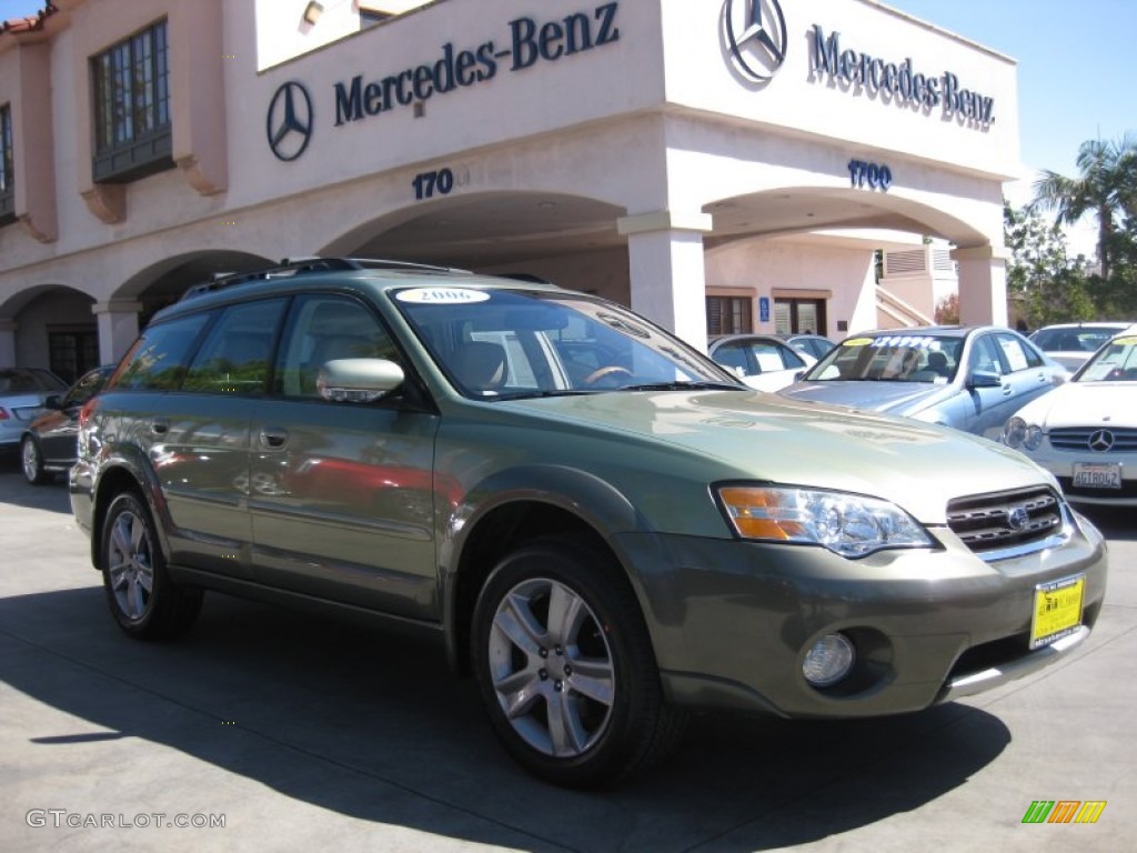 2006 Outback 3.0 R L.L.Bean Edition Wagon - Willow Green Opalescent / Taupe photo #27