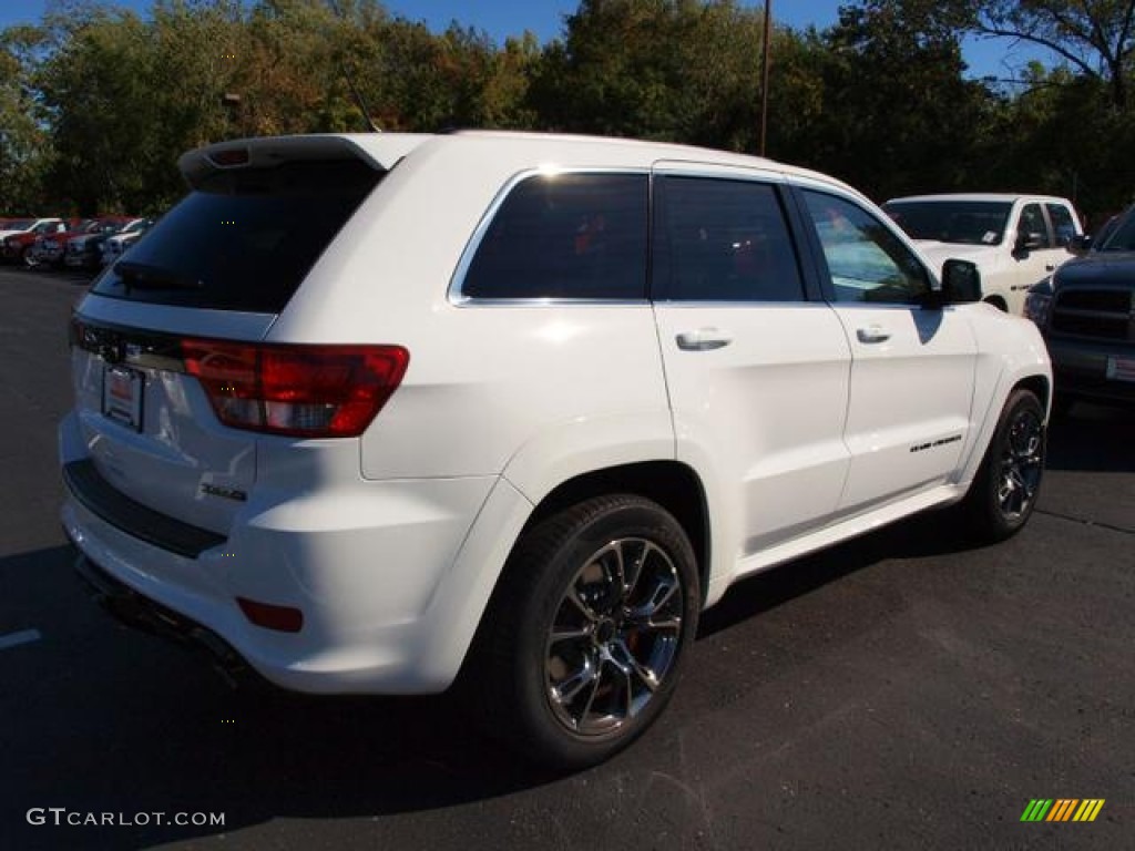 2013 Grand Cherokee SRT8 4x4 - Bright White / SRT Black photo #3