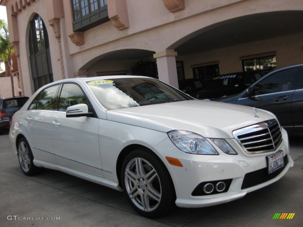 2010 E 550 Sedan - Arctic White / Black photo #26