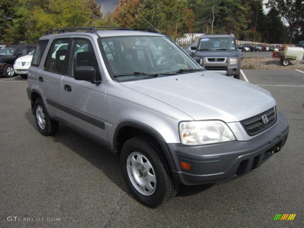 2001 CR-V LX 4WD - Satin Silver Metallic / Dark Gray photo #1