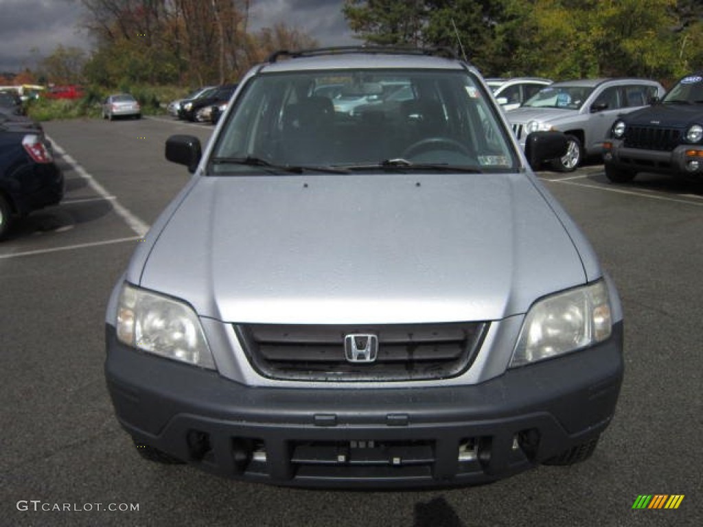 2001 CR-V LX 4WD - Satin Silver Metallic / Dark Gray photo #2