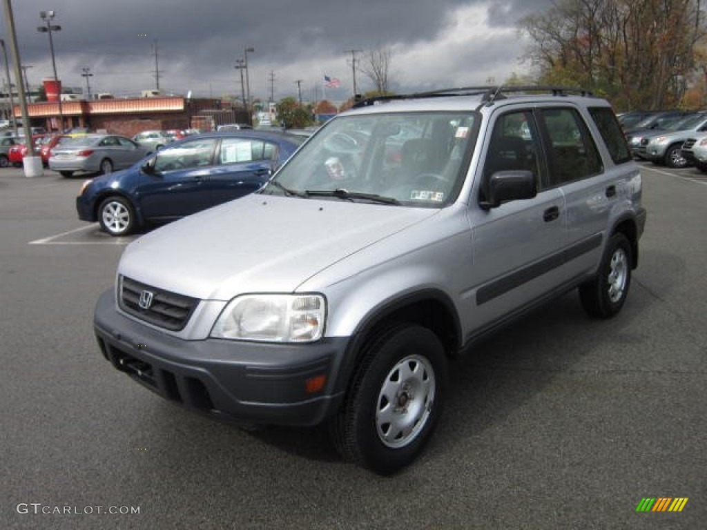 2001 CR-V LX 4WD - Satin Silver Metallic / Dark Gray photo #3