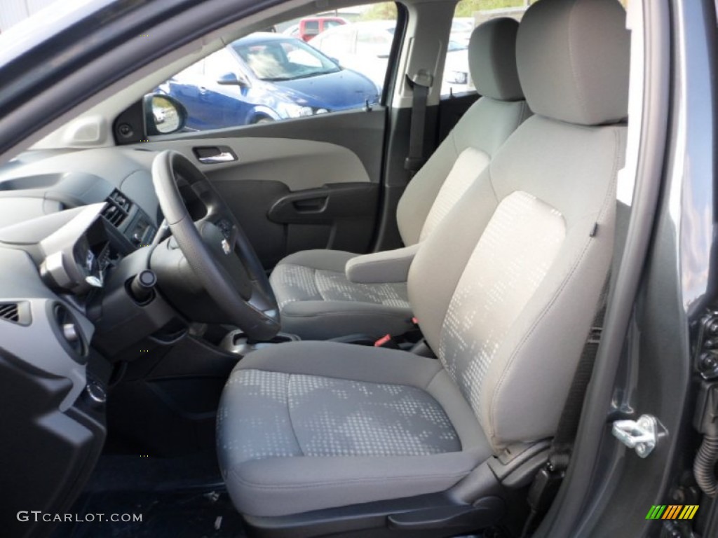 Jet Black/Dark Titanium Interior 2013 Chevrolet Sonic LS Hatch Photo #71989272