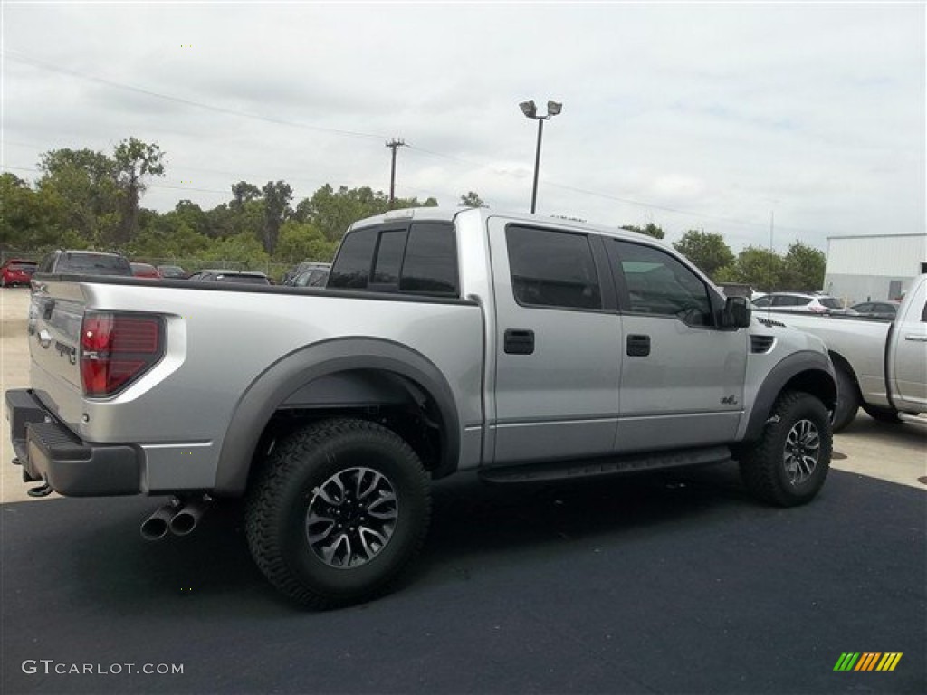 Ingot Silver Metallic 2013 Ford F150 SVT Raptor SuperCrew 4x4 Exterior Photo #71989980