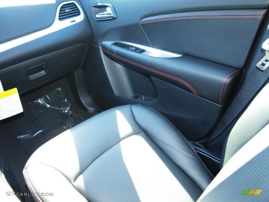 2013 Journey R/T AWD - Storm Gray Pearl / R/T Black/Red Stitching photo #6