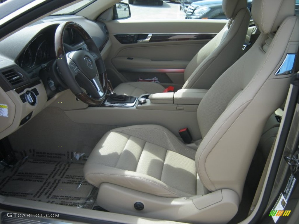 Almond Interior 2013 Mercedes-Benz E 350 Cabriolet Photo #71990037