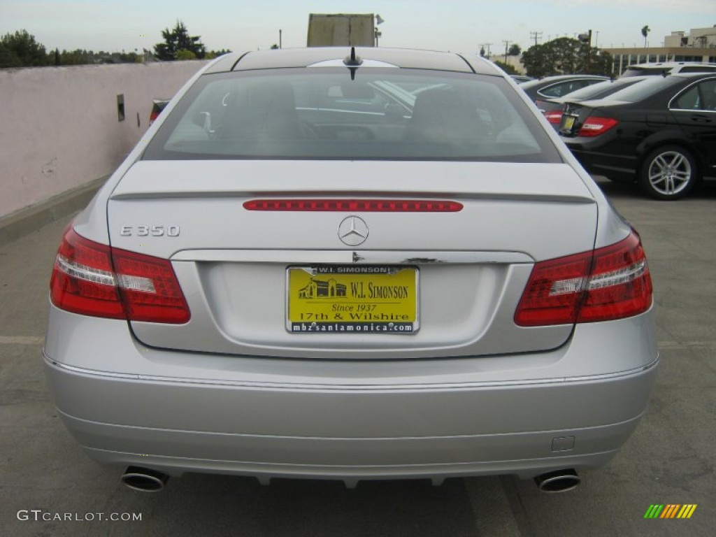 2013 E 350 Coupe - Iridium Silver Metallic / Black photo #5