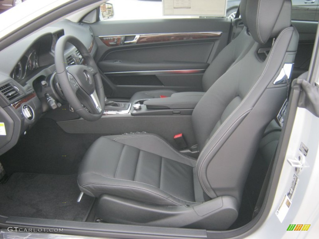 Black Interior 2013 Mercedes-Benz E 350 Coupe Photo #71990265