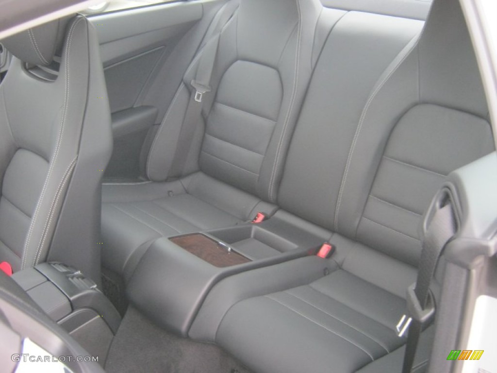 Black Interior 2013 Mercedes-Benz E 350 Coupe Photo #71990286
