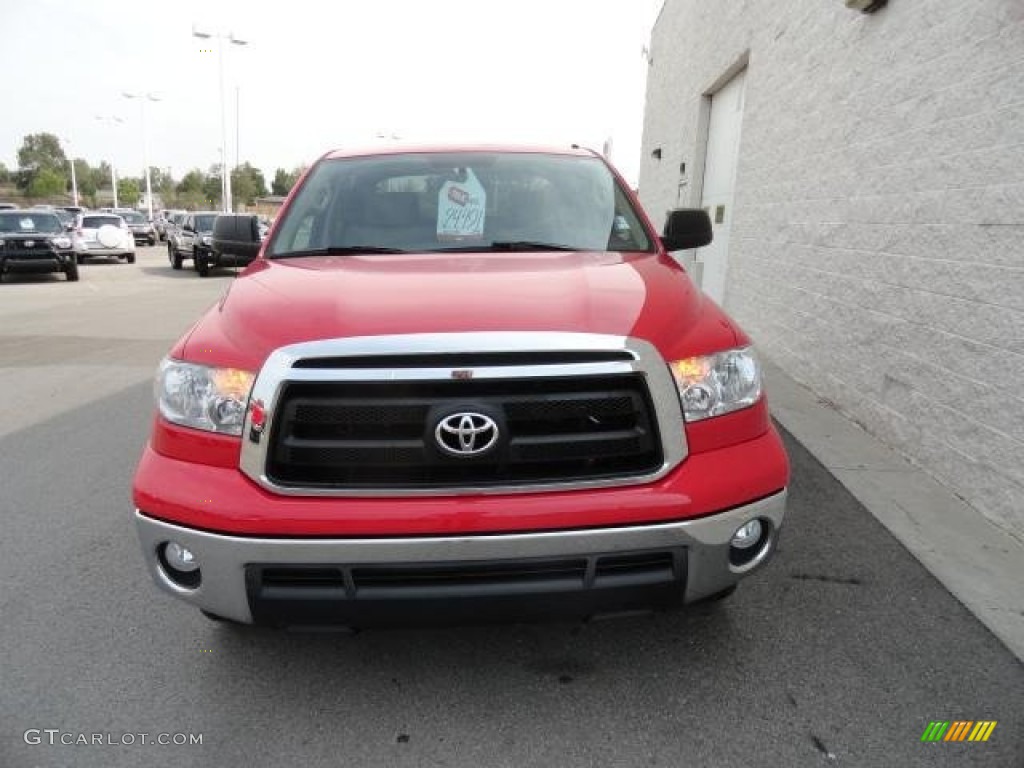 2010 Tundra CrewMax - Radiant Red / Sand Beige photo #2