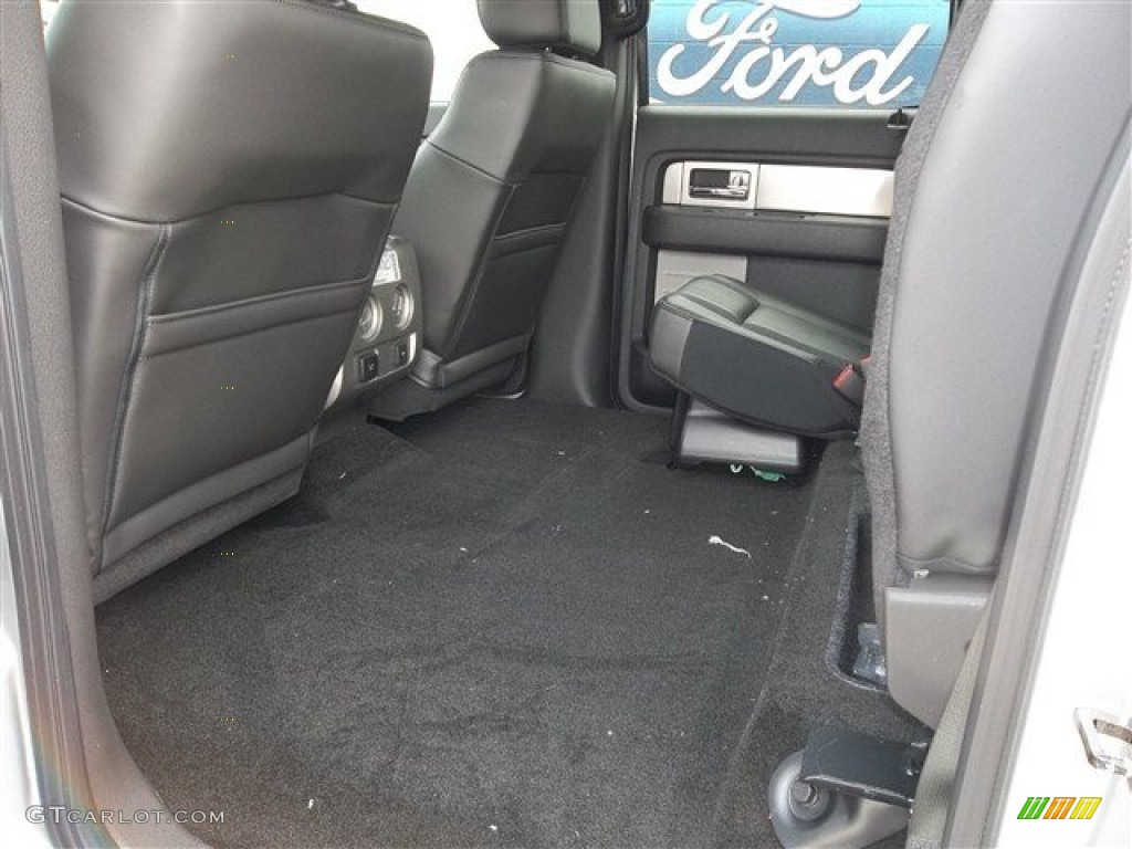 2013 Ford F150 SVT Raptor SuperCrew 4x4 Rear Seat Photo #71990613